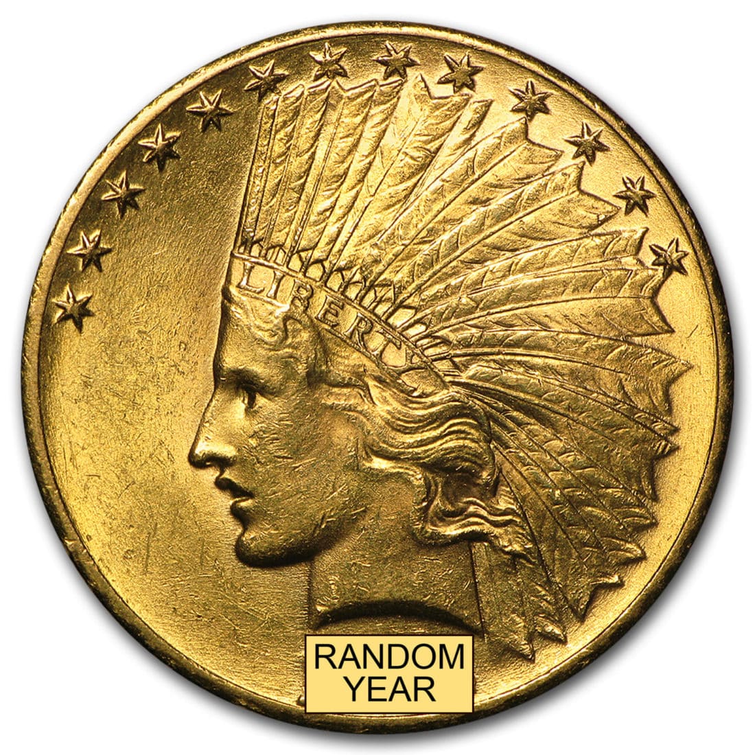 $10 Gold Indian Eagle - BU