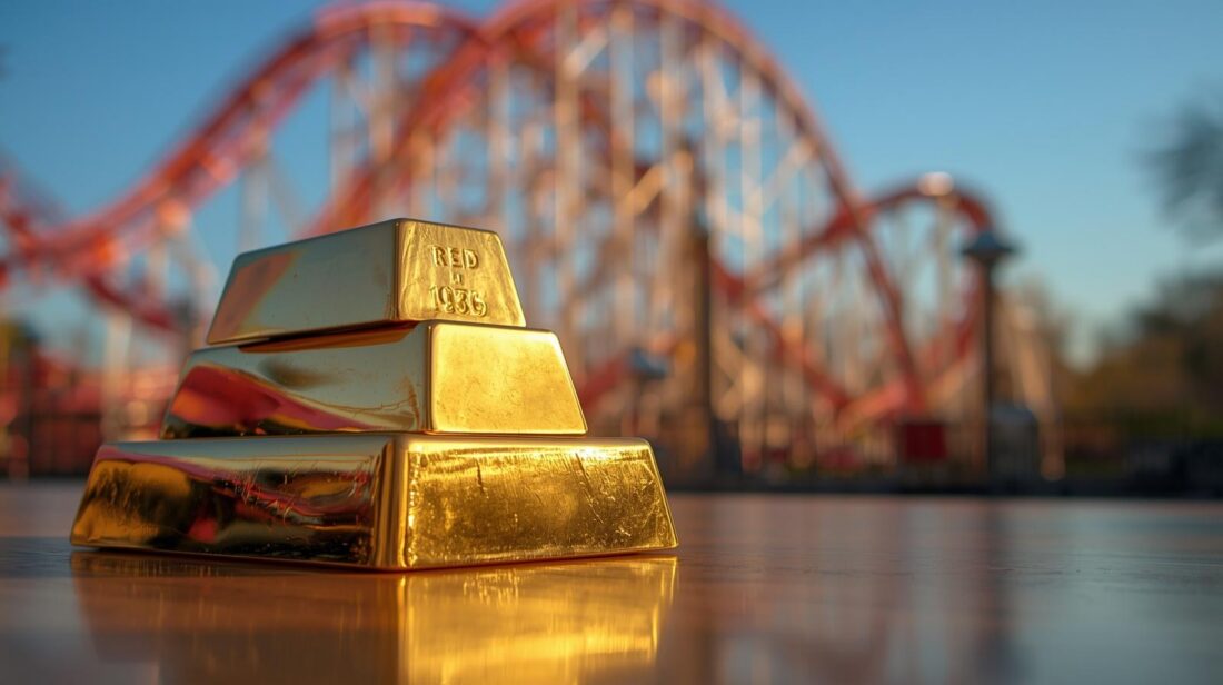 gold surge and reversal